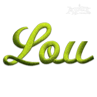 Alabama Script Machine Embroidery Fonts