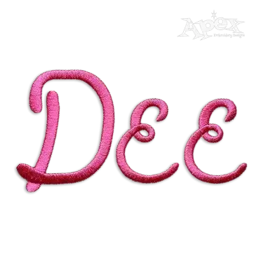 Alaska Machine Embroidery Font by Apex Designs