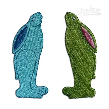 Ancient Egyptian Rabbit Bunny Machine Embroidery Design