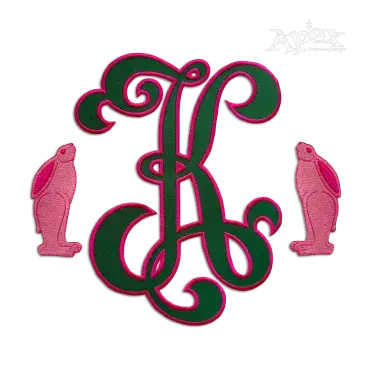 Ancient Egyptian Rabbit Bunny Machine Embroidery Design Apex 2