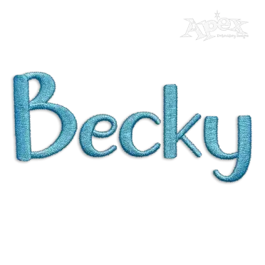 Aspen Handwriting Machine Embroidery Font Letters by Apex
