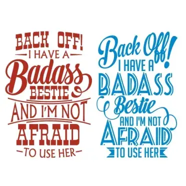 Back Off SVG Cuttable Designs