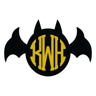 Bat Circle Monogram Frames Cuttable Designs