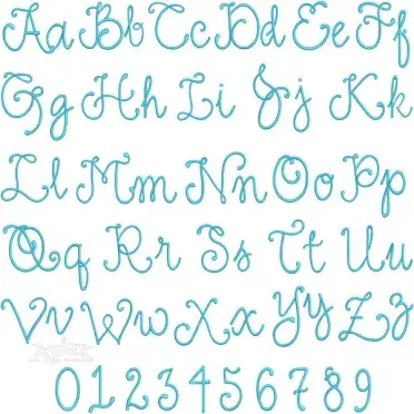 Baton Rouge Embroidery Font
