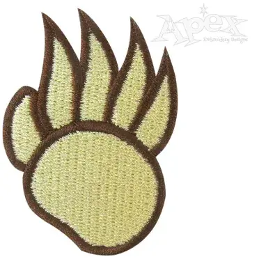 Bear Claw Embroidery Design