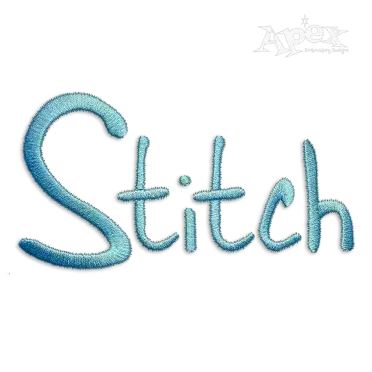 Bermuda Machine Embroidery Font by Apex Letters