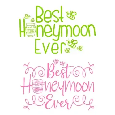 Best Honeymoon Ever SVG Cuttable Design