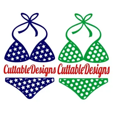 Bikini Split Frame Cuttable Designs