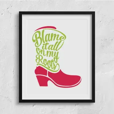 Blame it on my roots Cuttable Design