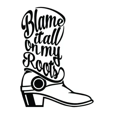 Blame it on my roots Cuttable Design