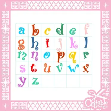 Boingo Monogram SVG Cuttable Fonts