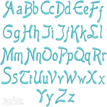 Boomerang Embroidery Fonts and Designs
