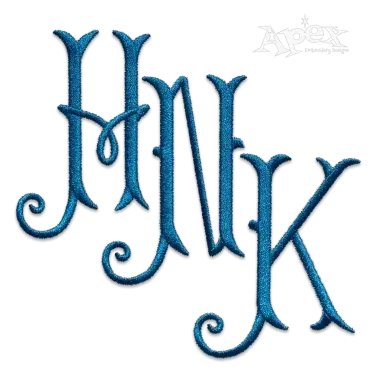 Candelaria Machine Embroidery Font