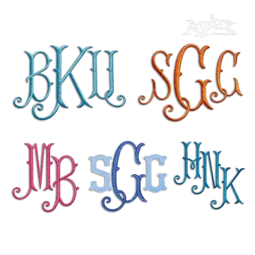 Candelaria Machine Embroidery Font by Apex by Designs