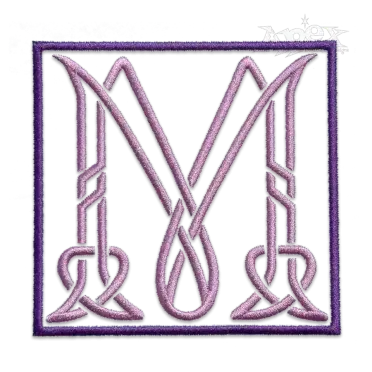 Irish Celtic Knots Machine Embroidery Font Letters - Apex