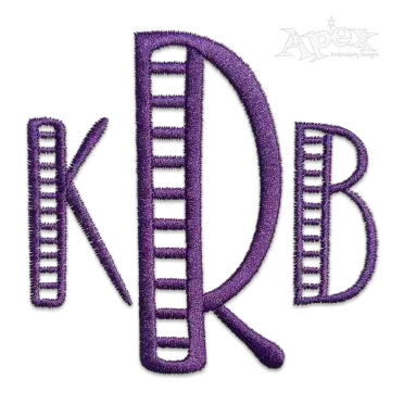 Zadie Machine Embroidery Font by Apex