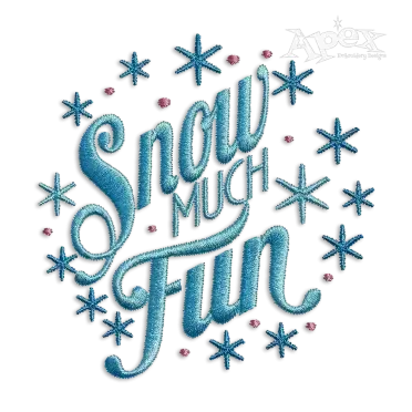 Snow Much Fun Winter Machine Embroidery Designs - Apex