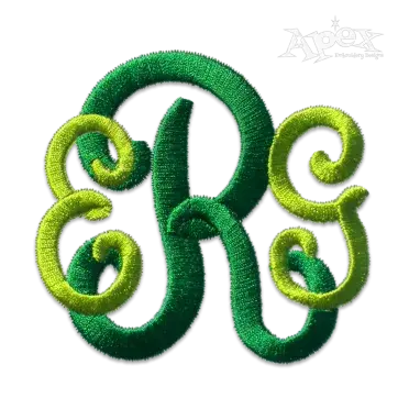 Classic Monogram Machine Embroidery Fonr