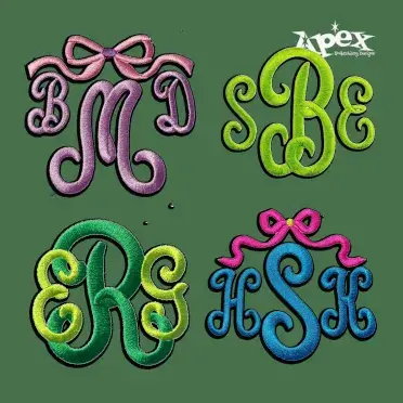 Classic Machine Embroidery Font by Apex Digitized