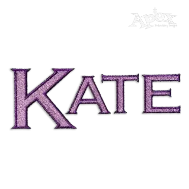 Copperplate two color Machine Embroidery Font - Apex Designs