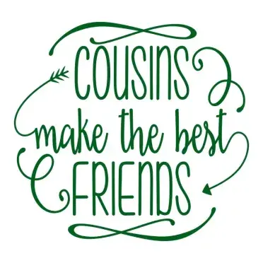 Cousins SVG Cuttable Designs