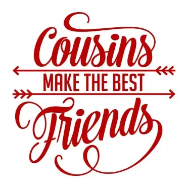 Cousins SVG Cuttable Designs