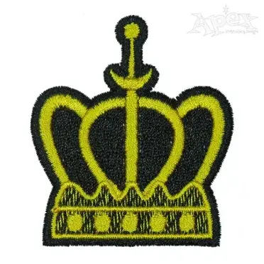 Crown Embroidery Design