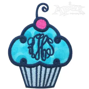 Cupcake Embroidery Frame Designs