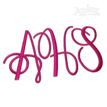 Dayton Machine Embroidery Font by Apex Letters