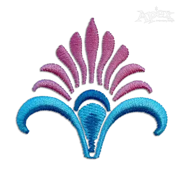 Decorative Damask Machine Embroidery Designs by Apex