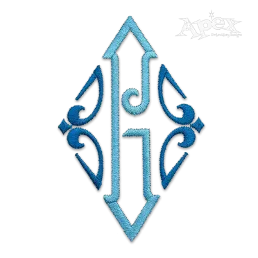 Dina Apex Monogram Embroidery Font