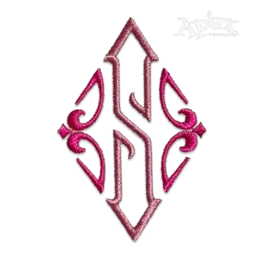 Dina Apex Monogram Machine Embroidery Fonts
