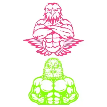 Eagle Man SVG Cuttable Design