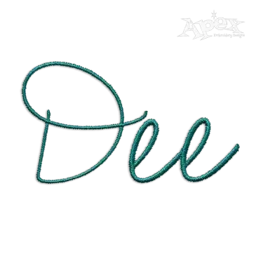 Blanche Script Monogram Embroidery Font By Apex Designs