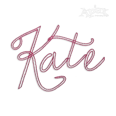 Emily Machine Embroidery Font Letter Alphabet by Apex
