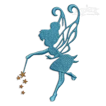 Fairy Magic Sparkle Machine Embroidery Design by Apex