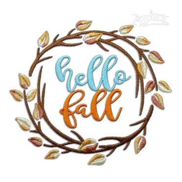 Fall Word Art Bundle Apex Machine Designs Digitized by Apex Art