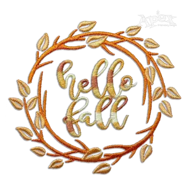Fall Word Art Bundle Apex Machine Designs Digitized Apex