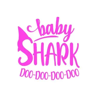 Family Daddy Mommy Baby Shark SVG Cuttable Design