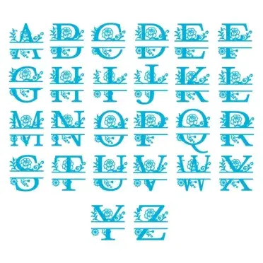 Flower Flora Split TrueType Font