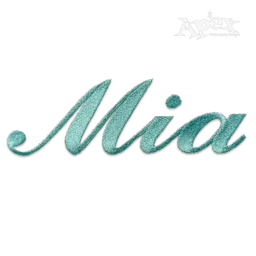 Ford Logo Script Machine Embroidery Font - Apex