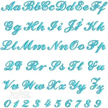 Ford Script Embroidery Font