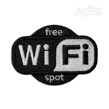 Free Wifi Spot Machine Embroidery Design by Apex