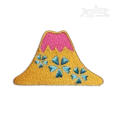 Mt. Fuji Mount Japan Machine Embroidery Design by Apex