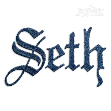 Gothic Fill Machine Embroidery Font by Apex Designs Monogram