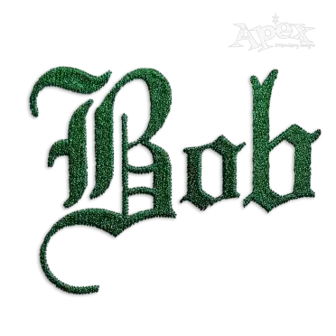 Gothic Fill Machine Embroidery Font by Apex Designs