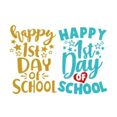 Happy First Day of School SVG Cuttable Design