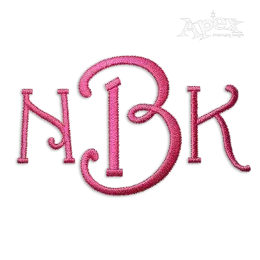 Harrington Machine Embroidery Font by Apex