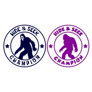 Hide & Seek Champion Yeti SVG Cuttable Design