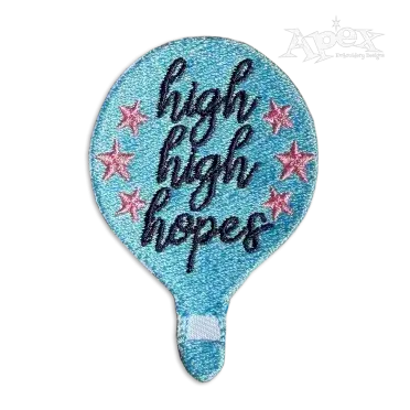 High Hopes Balloon Machine Embroidery Design by Apex